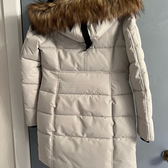 NWOT Noize Addie Long Length Parka Snow in Size XS - Picture 4 of 10